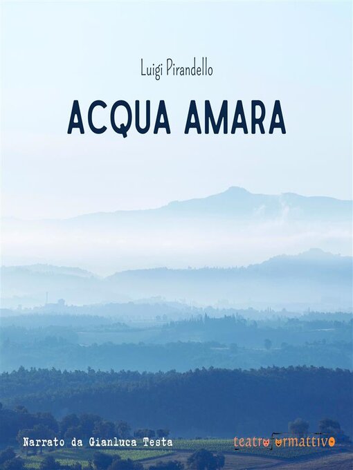 Cover image for Acqua amara
